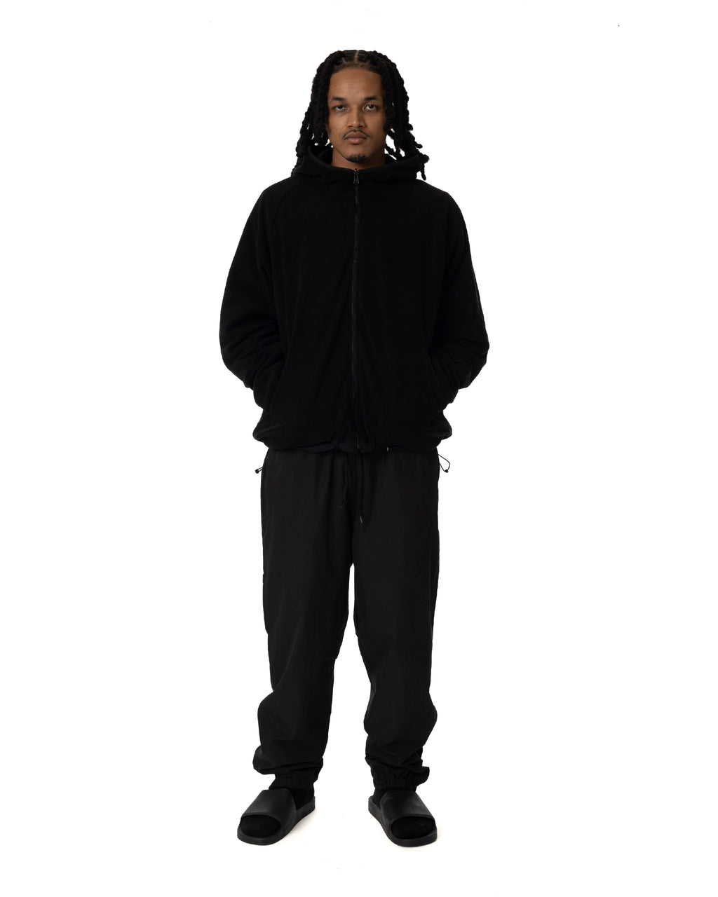 Reversible Micro Fleece Hooded Jacket