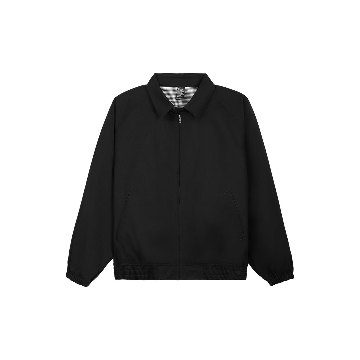 Cotton Houndstooth Drizzler Jacket