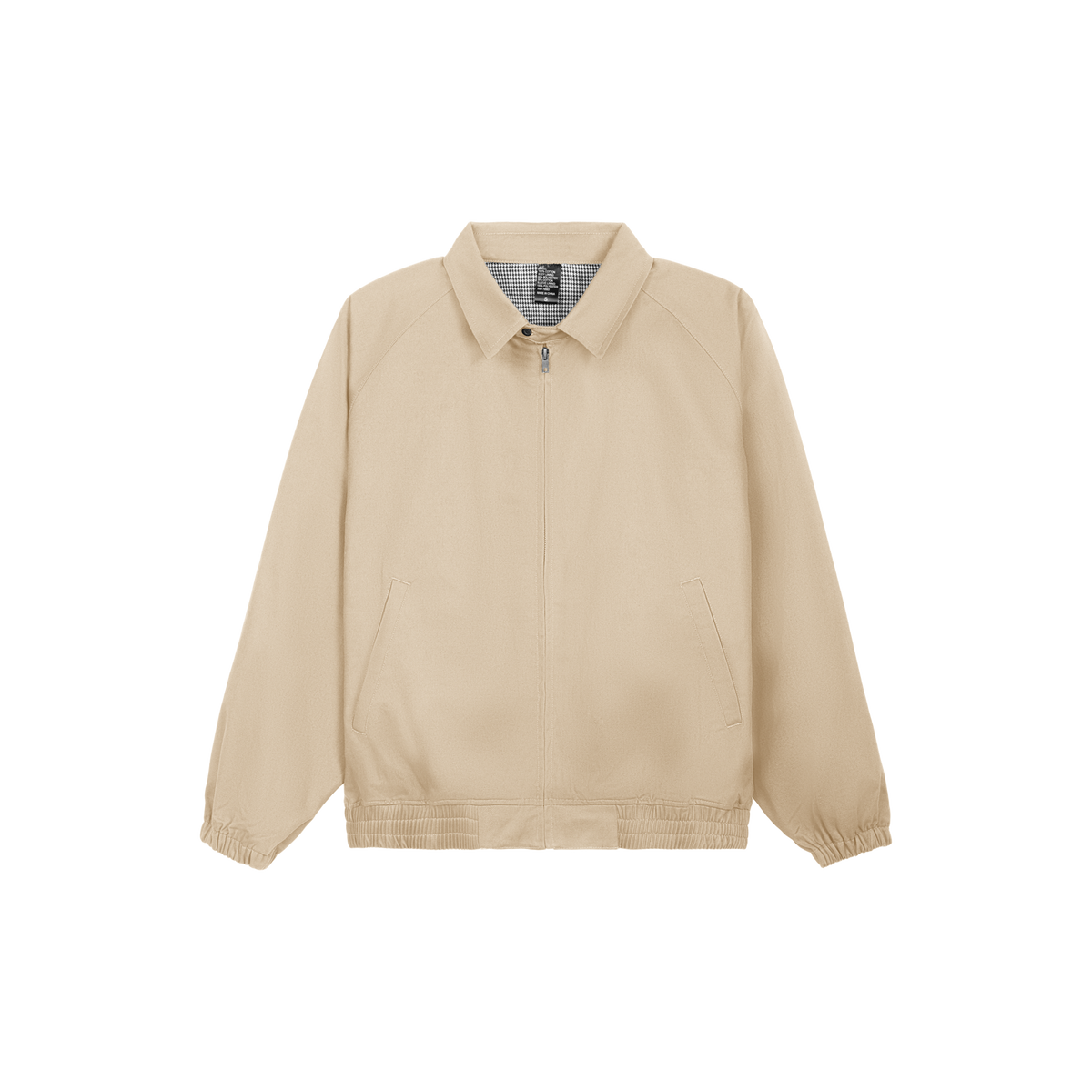 Cotton Houndstooth Drizzler Jacket