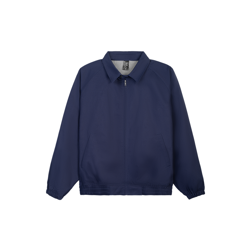Cotton Houndstooth Drizzler Jacket
