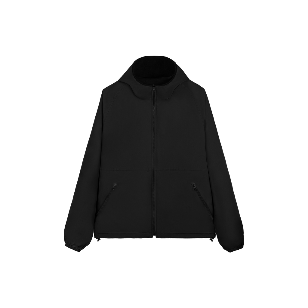 Reversible Micro Fleece Hooded Jacket