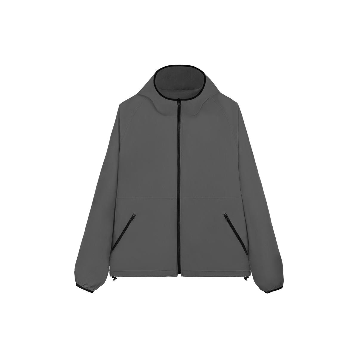 Reversible Micro Fleece Hooded Jacket