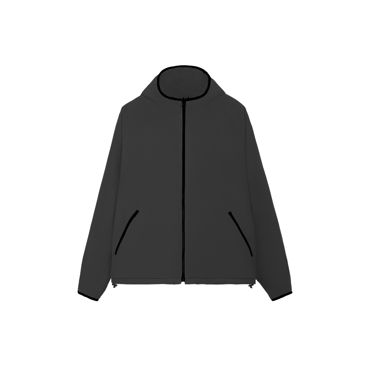 Reversible Micro Fleece Hooded Jacket