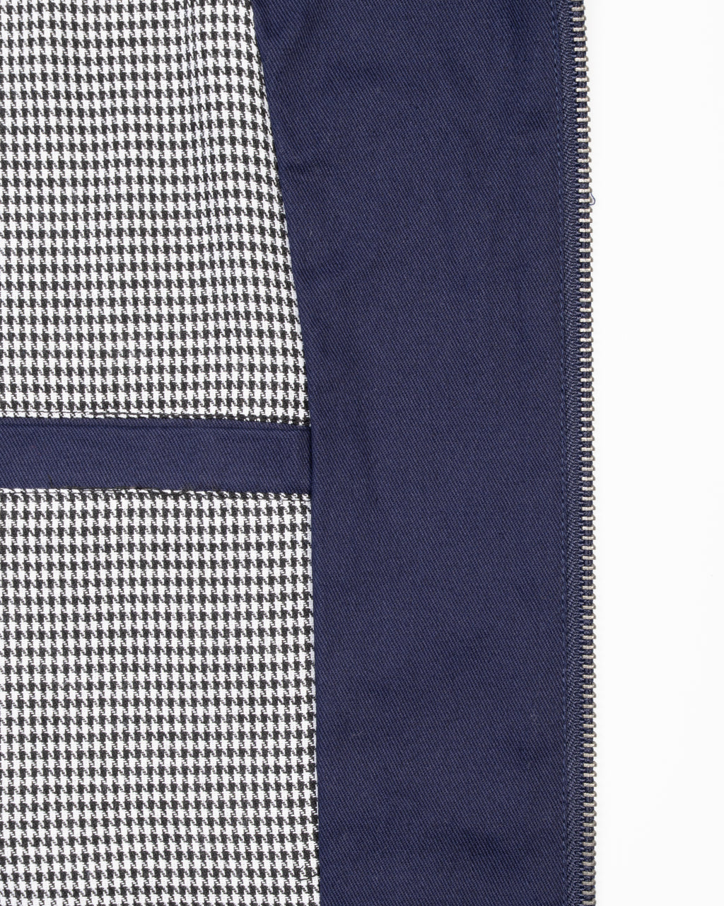 Cotton Houndstooth Drizzler Jacket