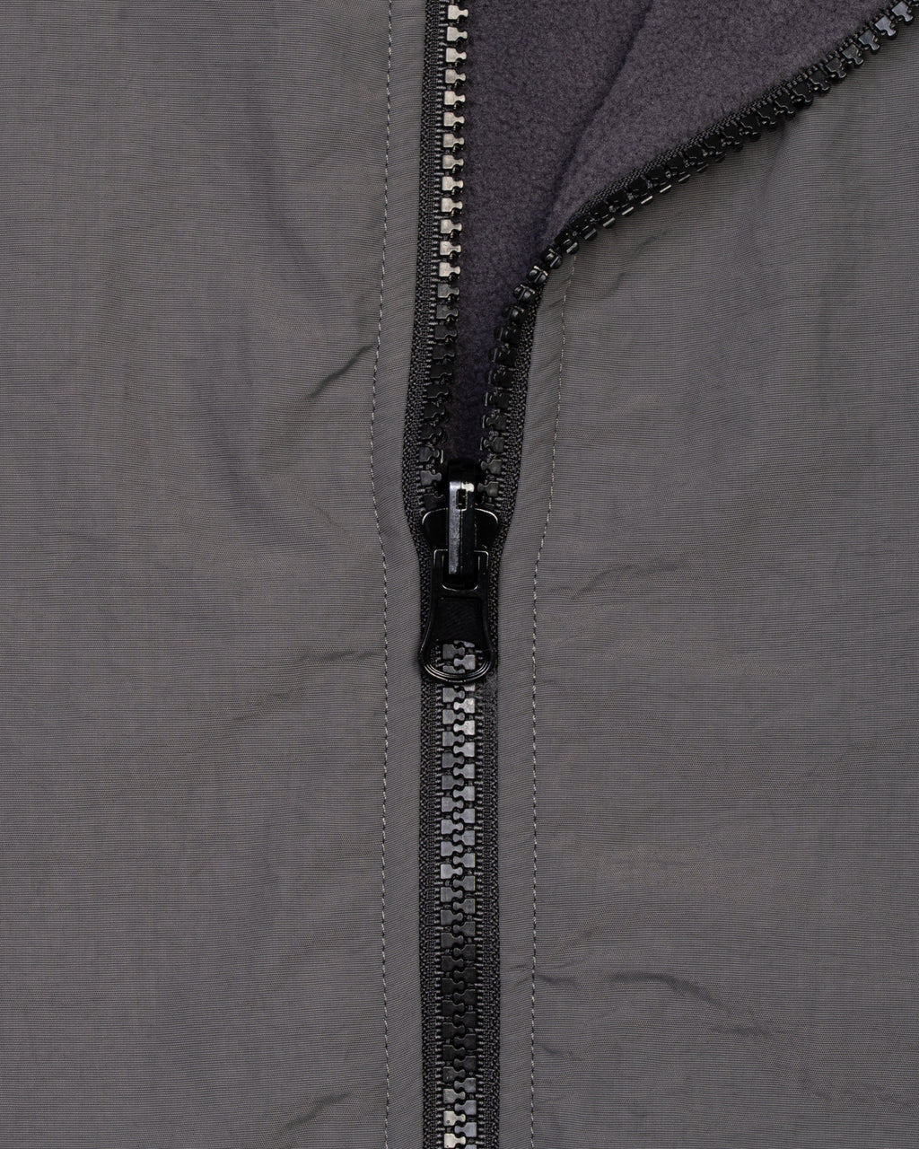 Reversible Micro Fleece Hooded Jacket