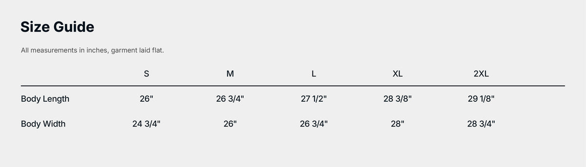 Size Guide